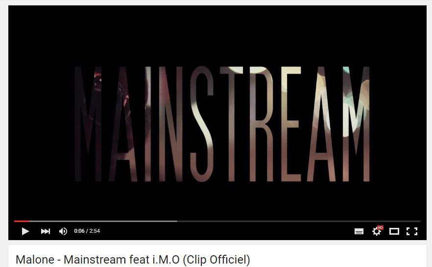 New Video: Malone Ft. i.M.O –&nbsp;Mainstream