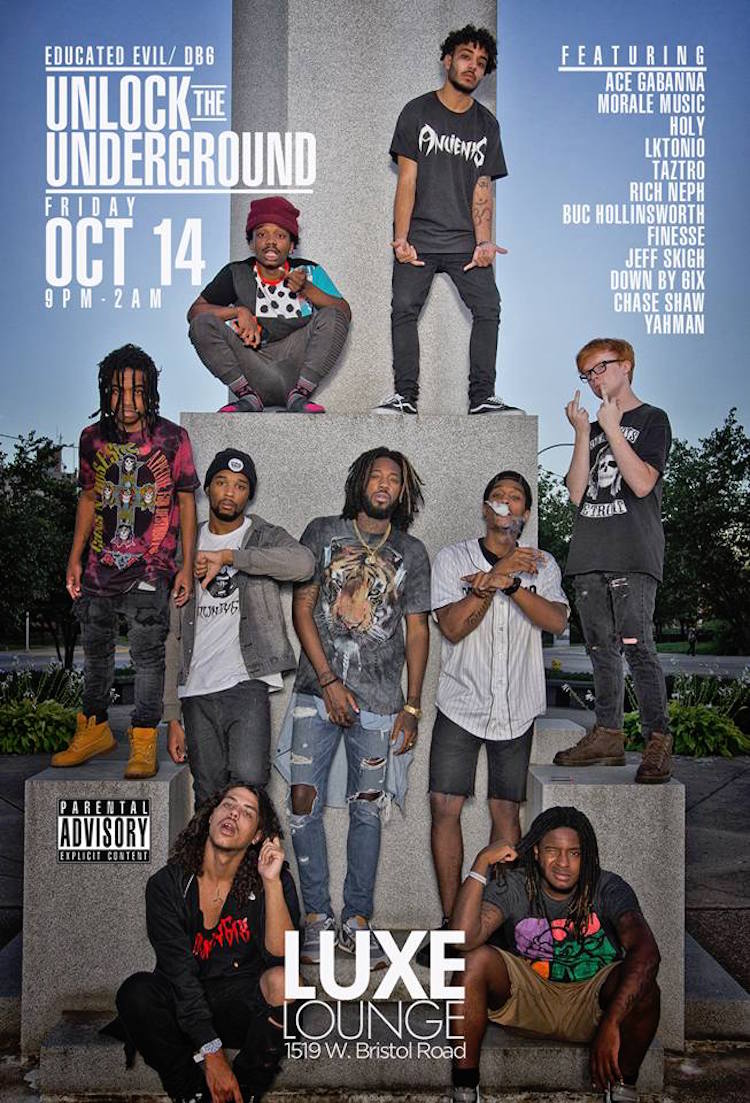 Dope Events: Educated Evil/DB6 Presents Unlock The Underground (Oct.&nbsp;14th)